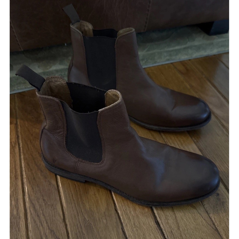 Frye Mens Jodpur Leather Boots Size 10.5 D Cognac